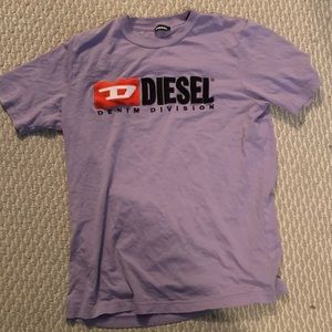 Diesel purple t shirt